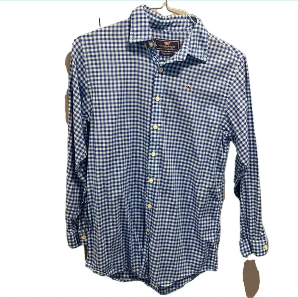 Vineyard Vines mens whale shirt Sz L